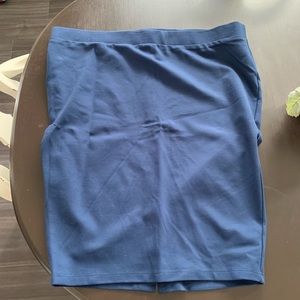 Torrid navy pencil skirt